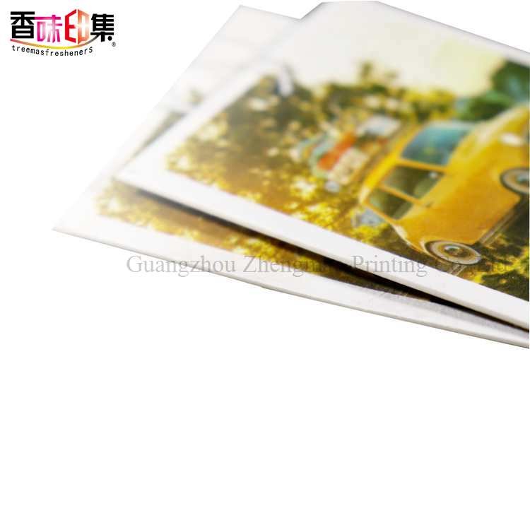 Customized Logo Scented Hanging Paper Air Freshener For Car