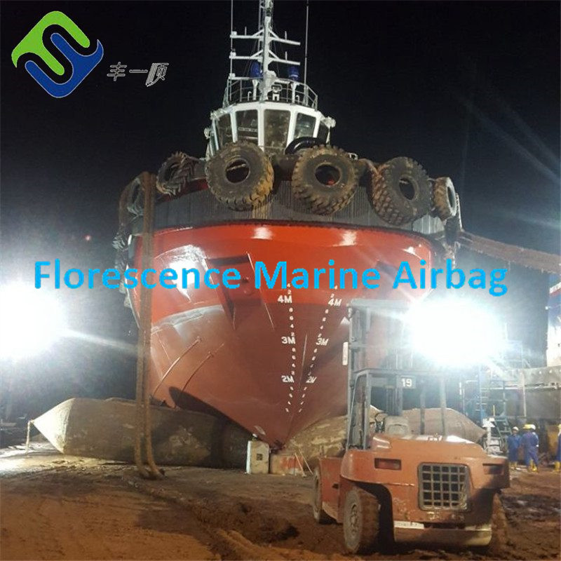 Marine Natrual Rubber Ship Launching Airbags Inflatable 9 Layers