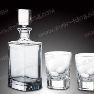 China Clear Vodka 500ML Custom Glass Bottles For Liquor wholesale