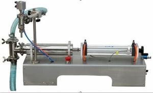 China 304 Stainless Steel Liquid Filling Packaging Machine 1000ml Semi Automatic Single Head wholesale