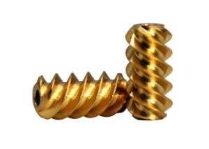 China High Demand Small Bronze Worm Gear Sets 4 Teeth 0.7 Module DIN3974/ 9 wholesale