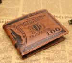 2016 new men's casual fashion short wallet wallet