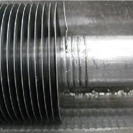 China DELLOK Internally finned tube,inner grooved copper low fin tube,low finned copper tube wholesale