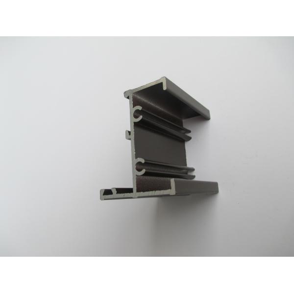 Black 6063 - T5 Aluminium Trim Profiles , Aluminium Extruded Profiles T3 - T6 Temper