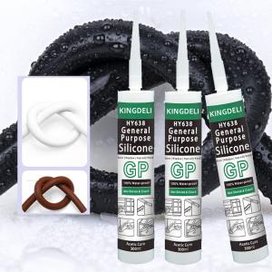China Waterproof Silicone Glass Glue , Clear Silicone Sealant For Caulking wholesale