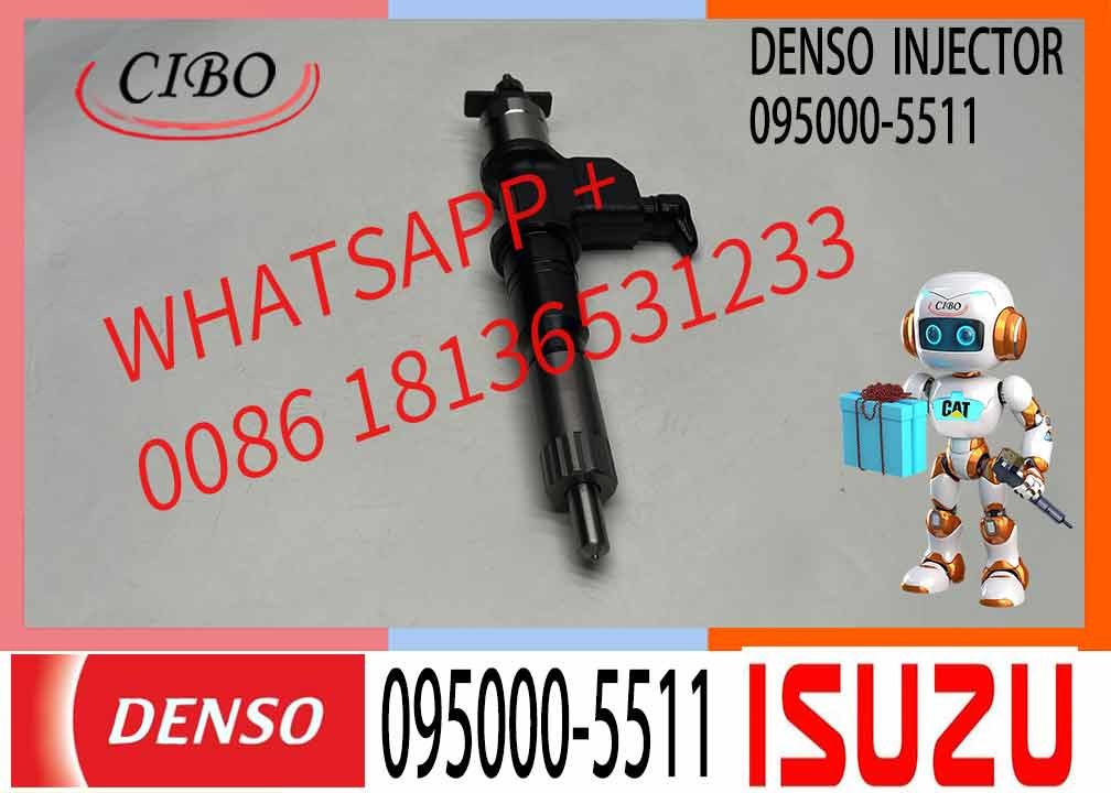 Brand New Diesel Fuel Injector Genuine Common Rail Injector 095000-5511 8-97603415-1