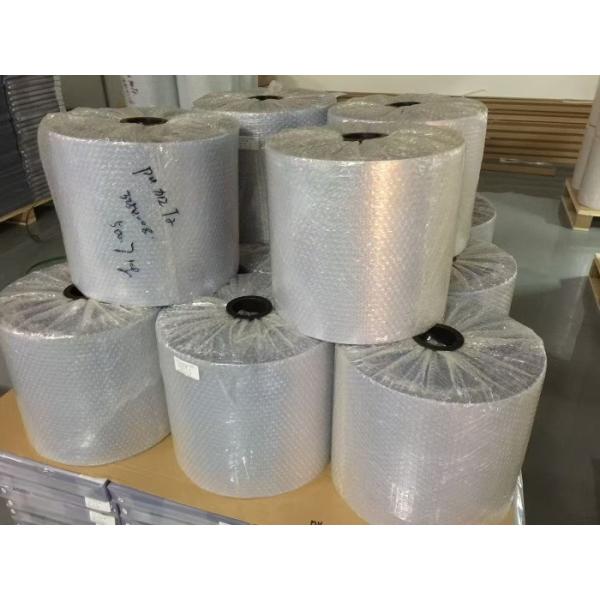 Laserable PVC Coated Overlay With Glue For ID Cards / Plastic Cards