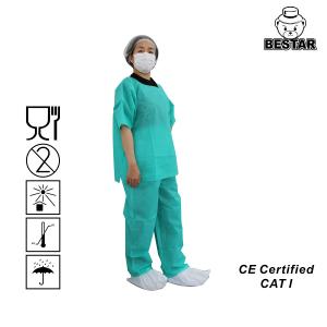 China Nonwoven Polypropylene Long Disposable Lab Coat Hospital Pants wholesale