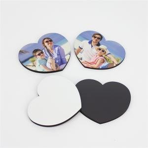 China dIY Heart Shape MDF Photo Fridge Magnets wholesale