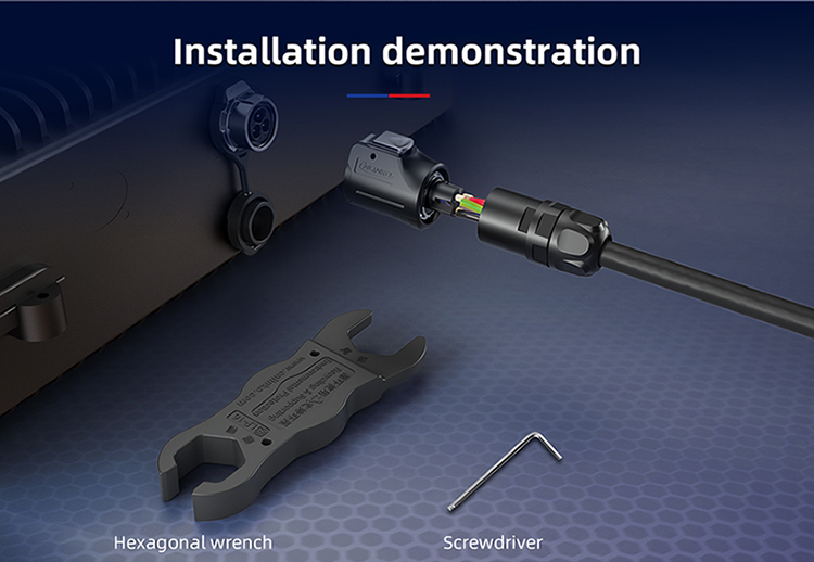 Cnlinko LP 20 2 Pin Plastic and Metal Aviation Connectors Wiring Screw Ip68 Waterproof Cable Connector