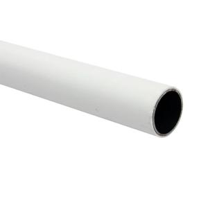 China Colorful PE Coated Lean Pipe White 28mm Lean Tube wholesale