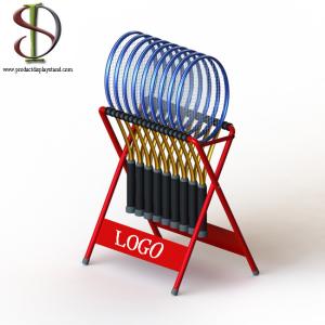 China Foldable Tennis Racket Stand Metal For Sport Goods wholesale