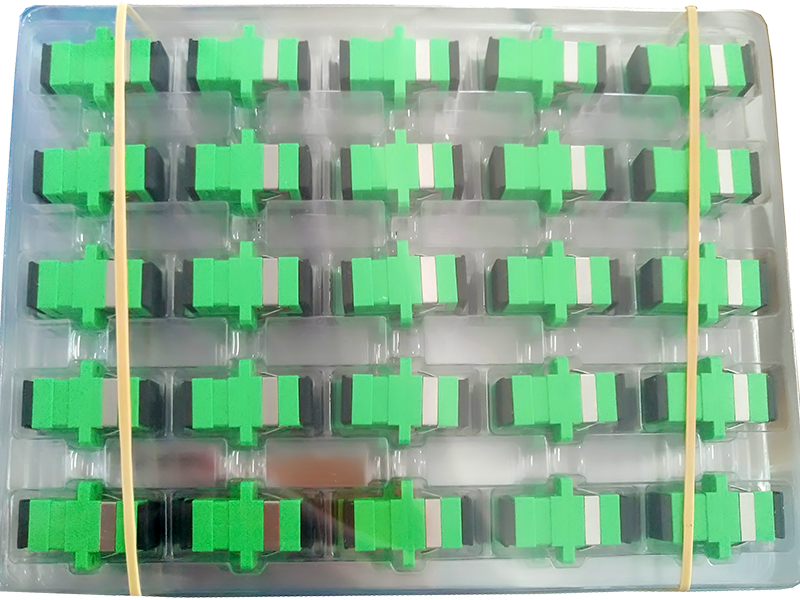 Standard/Earless Simplex LC APC Fiber Adapter Plate for Optical Fiber Connection