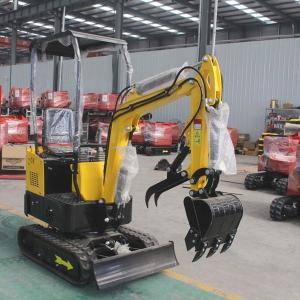 China Internal Combustion Drive Bucket Wheel Excavator 1.6 Ton Digger 2580mm Digging Height wholesale