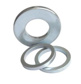 China Industrial Ring NdFeB Magnets Zn Coating Neodymium Magnet Ring wholesale