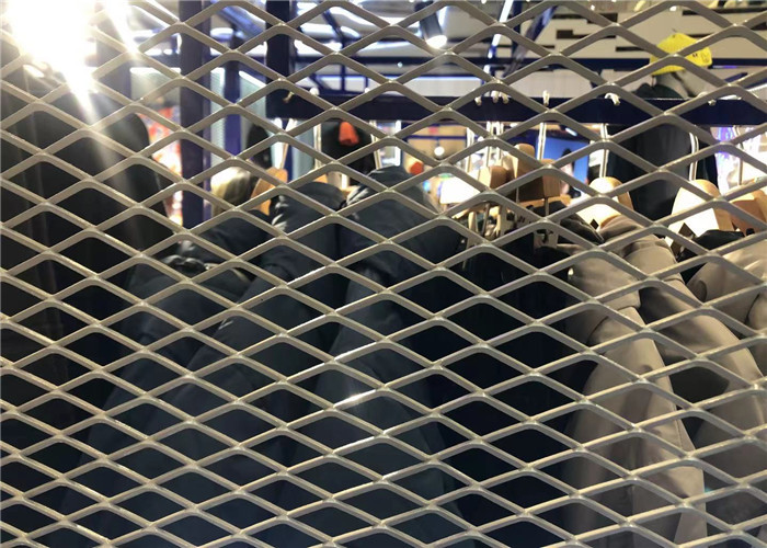 Diamond Hole L1200mm W2400mm Expanded Metal Mesh Low Carbon Steel