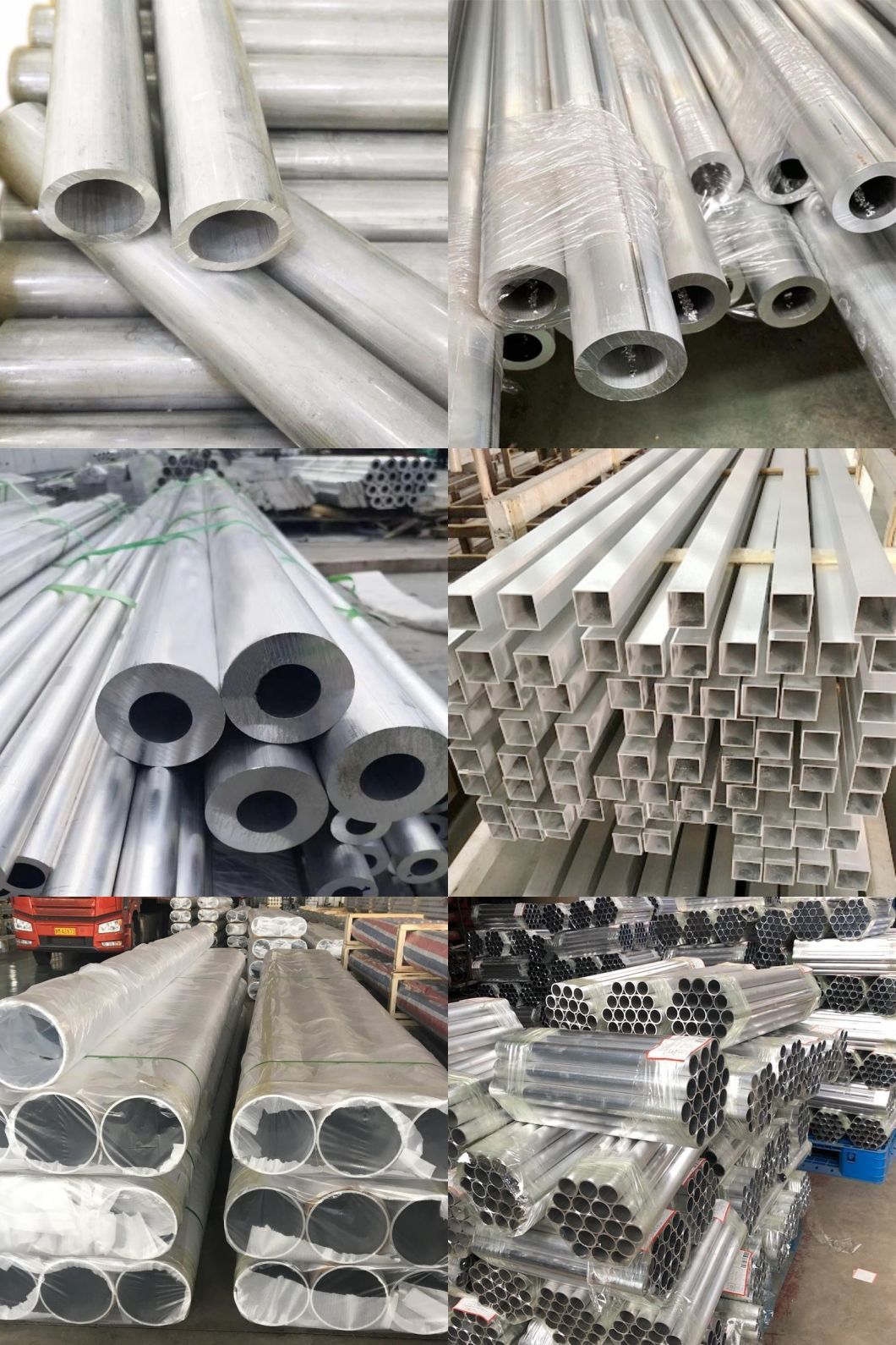 Factory Wholesaler ASTM 6061 6063 3003 2024 7075-T6 Silver Anodized Tube 80mm Aluminum Pipe