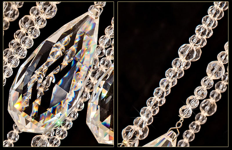 Modern crystal chandelier LED light Fixture For living room luxury Chandelier(WH-NC-39)