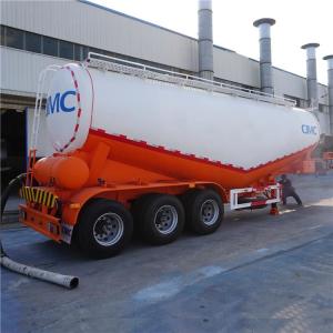 China Low Density CIMC Enclosed 115m3 Bulk Cement Tanker Trailer wholesale