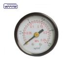 SS304 Center Back Mount Pressure Gauge , Dual Bar Pressure Gauge