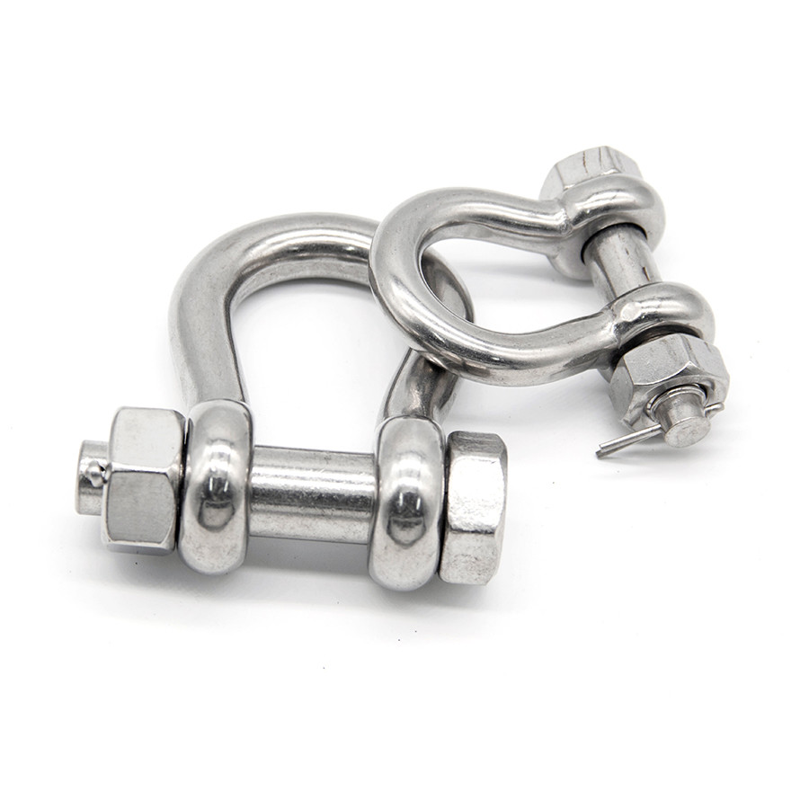 Bow Shackle 304 316 Stainless Steel Anchor Shackle High Strength