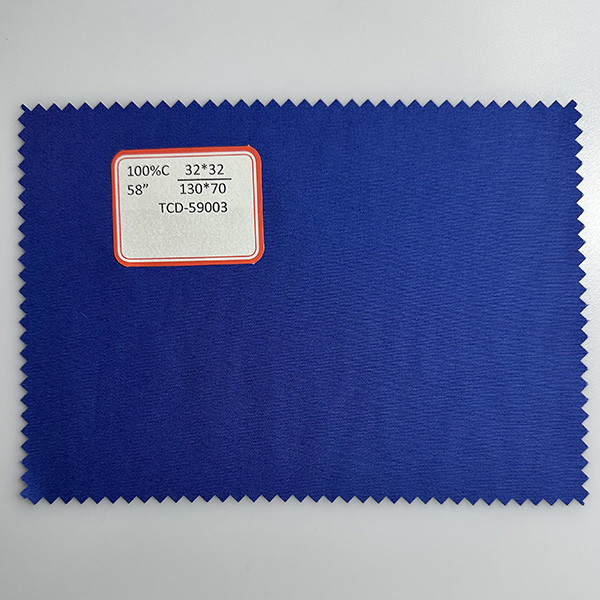 Pure Cotton Dyed Fabric 32*32 130*70 Shirt Uniform Fabric Customized
