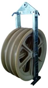 China 822mm Nylon Sheave Block Pulley For ADSS wholesale