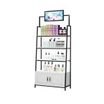Medical Cosmetic Display Rack Stand Display Wall Cabinet Gold