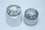 Different logo design glass jar metal lids sale