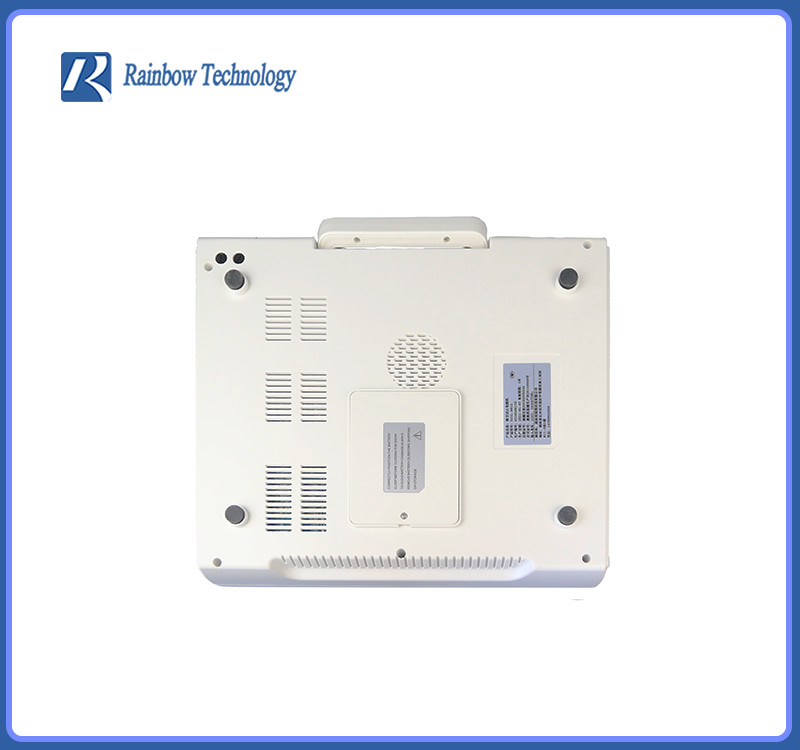 Touch Operation Medical ECG Machine Hidden Handle Built In Thermal Printer