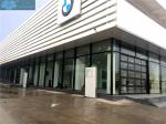 110V 420mm Panel Glass Front Garage Doors For 4S Shop