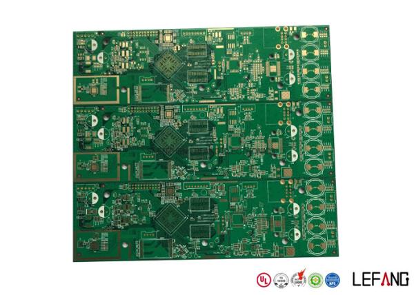 High Density Electronic Circuit Board , Battery Charger PCB Board Green Solder