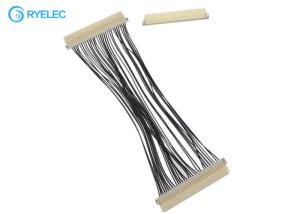 China 30 Pin Lvds Flex Cable DF19G - 30S Hirose 1.0mm Pitch To DF19G-30S For TV / DVD With 30awg wholesale