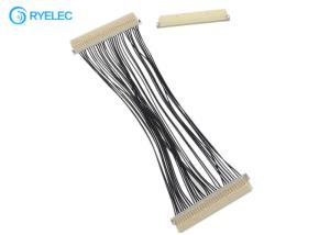 China 30 Pin Lvds Flex Cable DF19G - 30S Hirose 1.0mm Pitch To DF19G-30S For TV / DVD With 30awg on sale