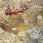 Modular 30pcs/8h Dia300mm 320KN Hydraulic Pile Breaker
