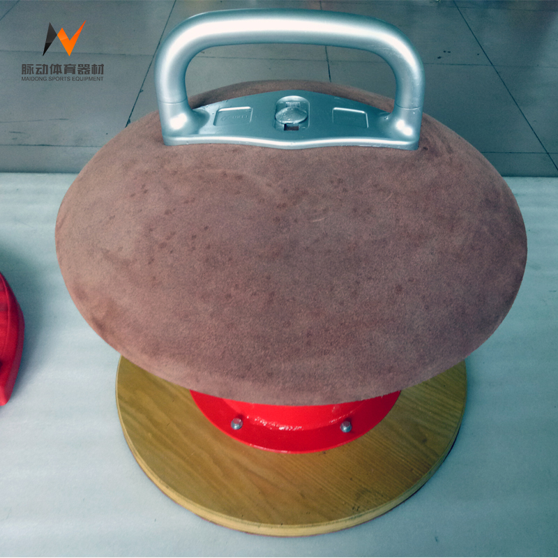 Durable Leather Handle Pommel Horse Gymnastics Trainer Equipment for Outdoor Fitness