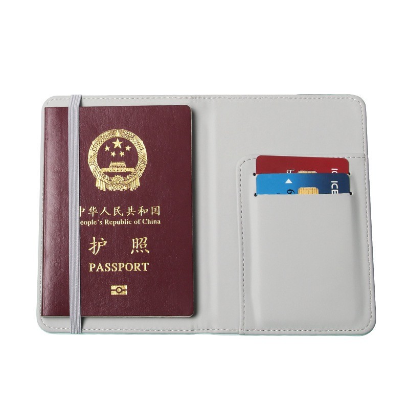 Colored Sublimation Passport Holder Custom Sublimation Blank Card Holder For Sublimation Printing