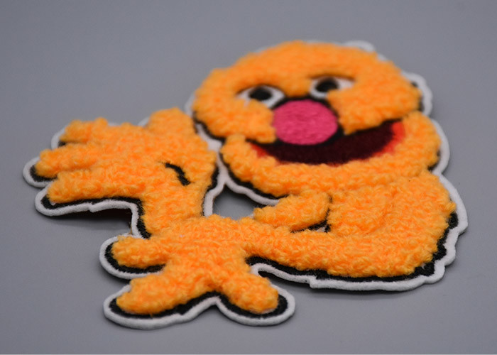 Towel Embroidery Patch Eco Friendly For Clothing Good Washable