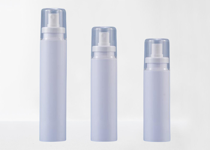 White Color Cosmetic Plastic Packaging Bottles With Sprayer Pump