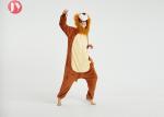 Wholesale Supersoft Fluffy Flannel 3D LION Kigurumi Romper Onesie pajamas