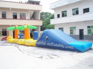 China Inflatable water park games toys , inflatable floating water obstacle coure wholesale
