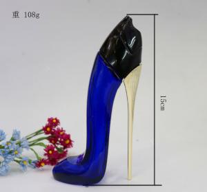 China square perfume bottle perfume recycled glass bottles black blue red pink green cap plastic and metal wholesale