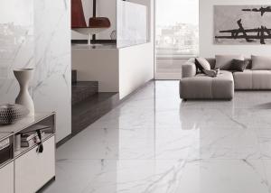 China Digital Carrara Marble Floor Tile 24x48 Wear Resistant For Living Room wholesale