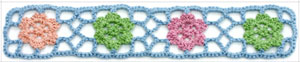 mixed color 20yards/lot(1.0cm wide) Cotton Crochet Lace Ribbon Wedding Sewing Bridal Bow L