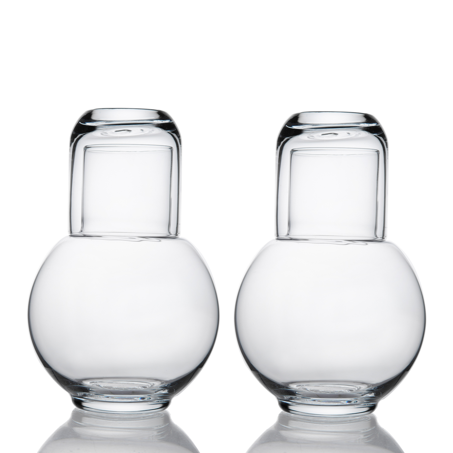 China Manufacture Transparent Lead Free Crystal High Quality Handblown Carafe Set