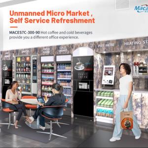 China NAYAX Payment Floor Standing Coffee Machine Mini Coffee Vending Machine wholesale