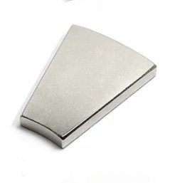 Permanent Arc Segment Neodymium Magnets N35SH Size Customized