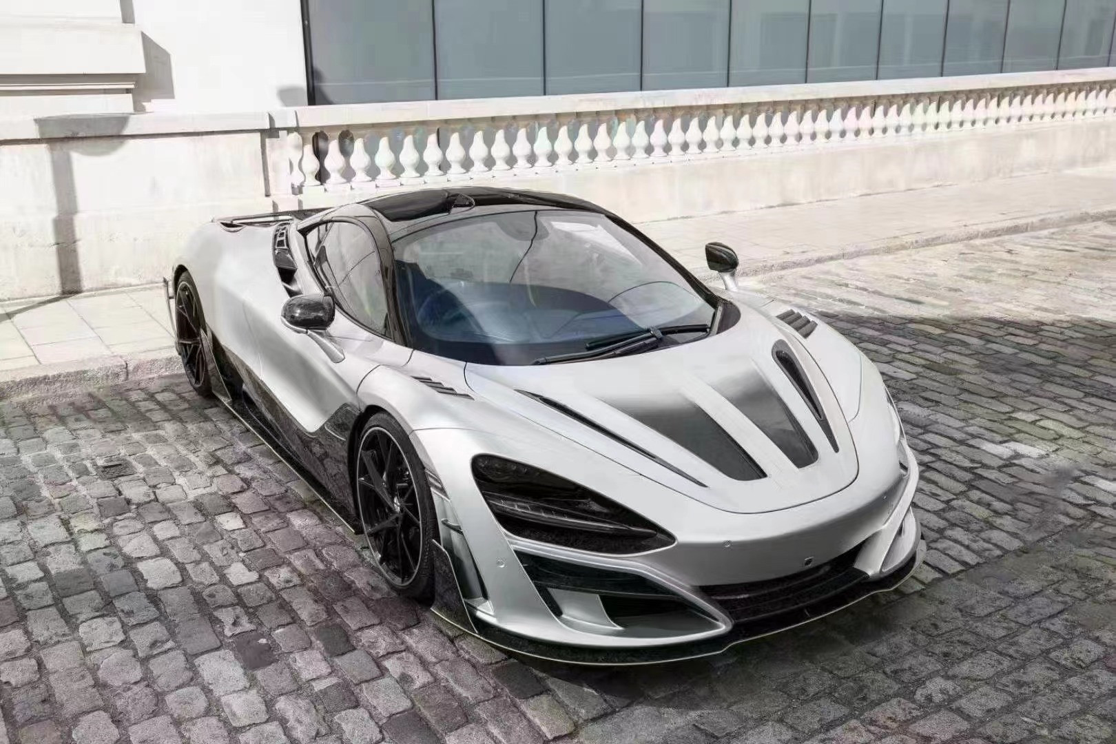 For McLaren 720s Dry Carbon Fiber Body Kit 720s Upgraded MSY-style Carbon Fiber Front and Rear Bumper Spoiler Widebody Kit
