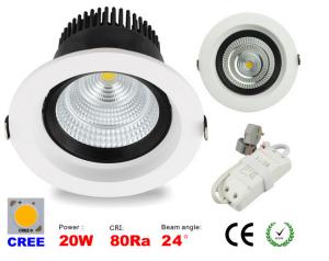 China 20W LED Downlight COB LED Bulbs Recessed Ceiling ligtht wholesale