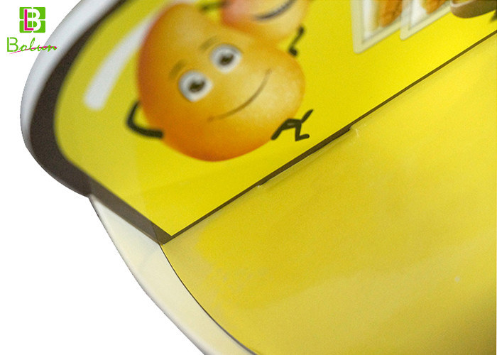 Eco - Friendly Cardboard Display Cases , Cardboard Rack Card Holders Fruit Drops